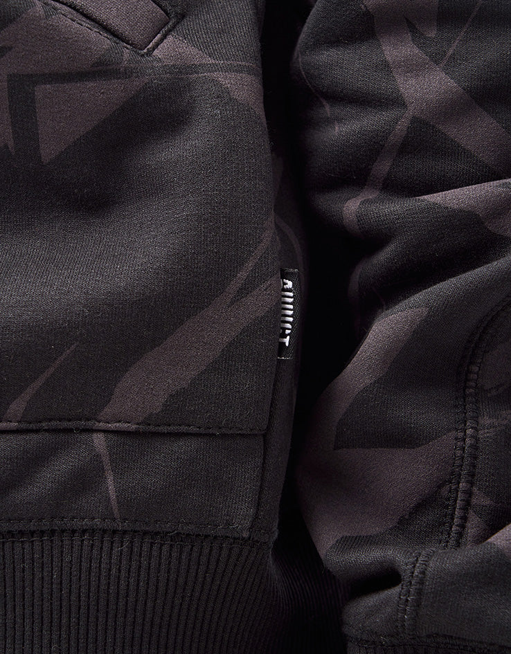Addict x SHE One Method Zip Hoodie - Black/Grey
