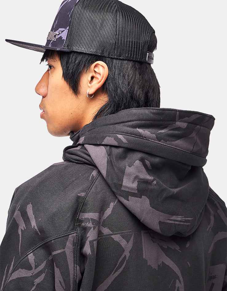Addict x SHE One Method Zip Hoodie - Black/Grey