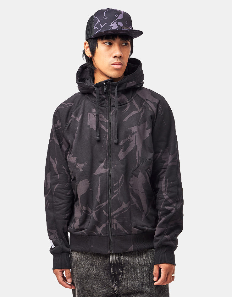 Addict x SHE One Method Zip Hoodie - Black/Grey