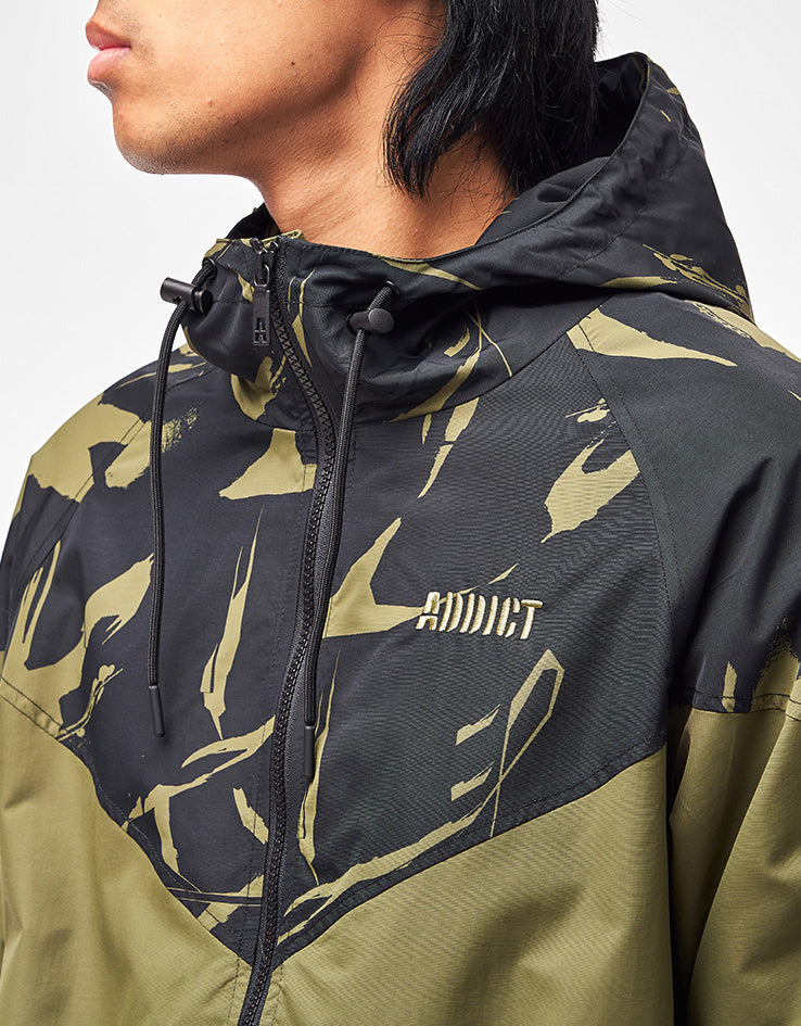 Addict Windcheater - Olive/Black, view 3
