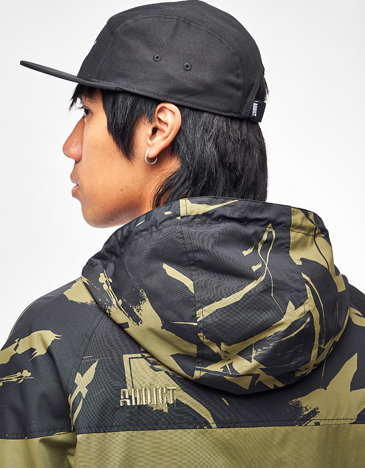 Addict Windcheater - Olive/Black