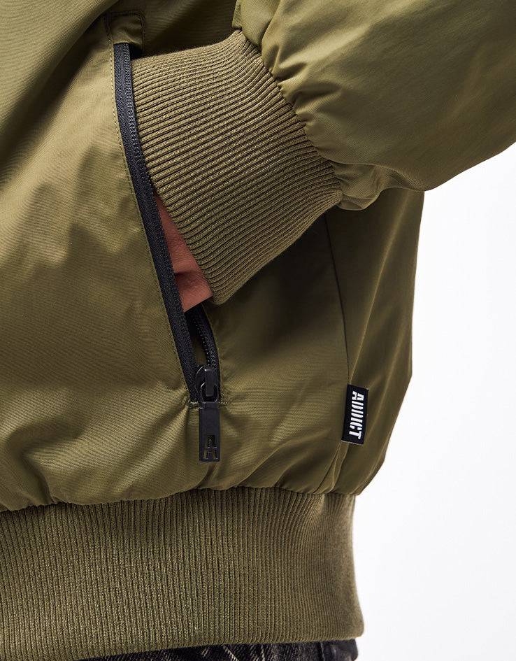 Addict Windcheater - Olive/Black