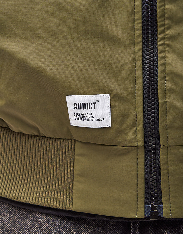 Addict Windcheater - Olive/Black, view 6