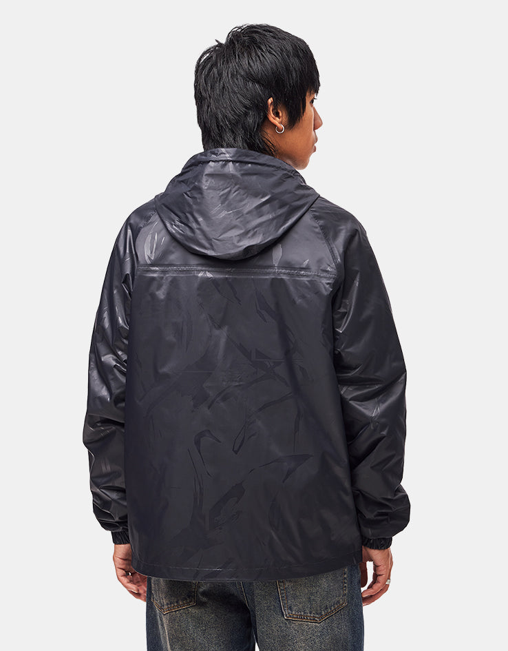 Addict Festival Packaway Jacket - Black, view 3