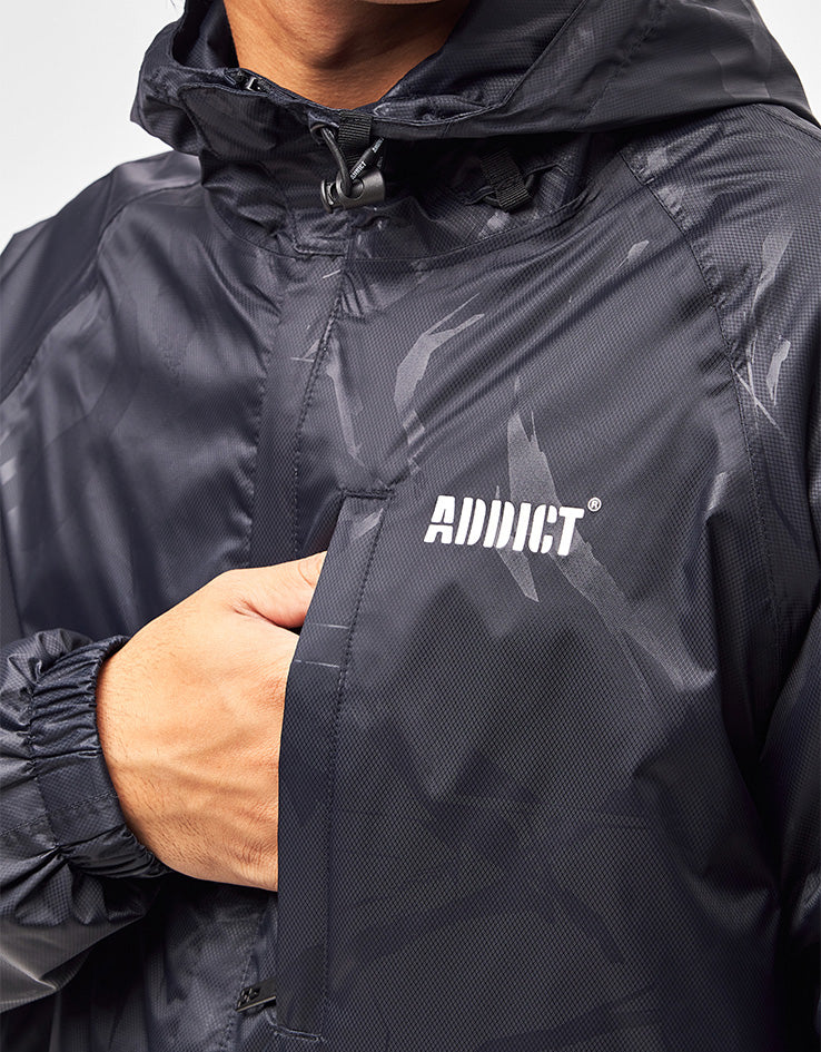 Addict Festival Packaway Jacket - Black, view 5