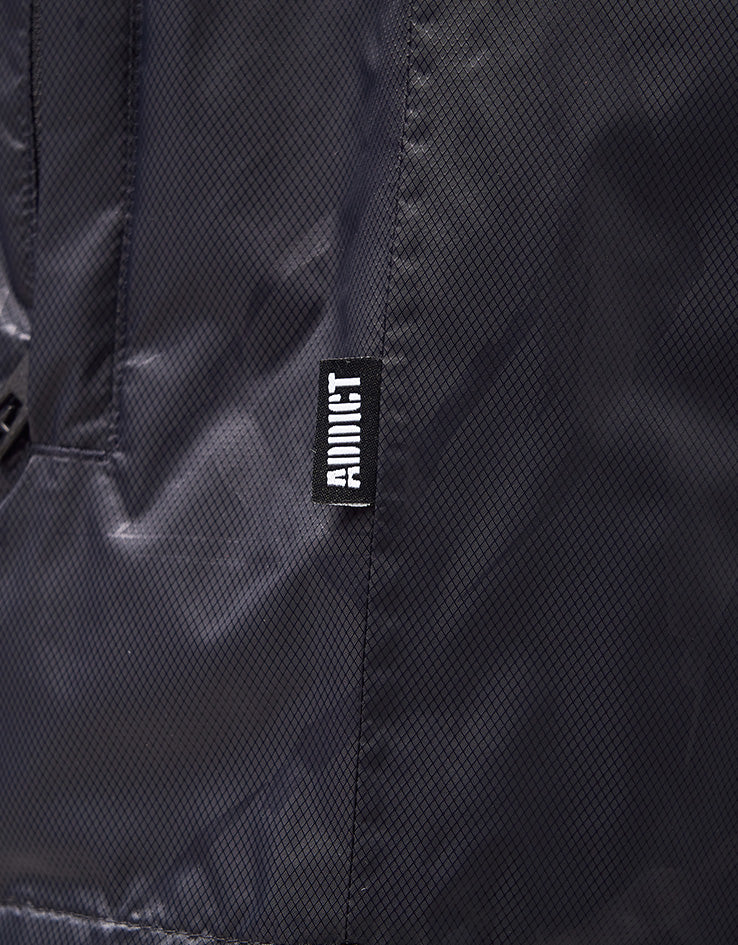 Addict Festival Packaway Jacket - Black, view 8