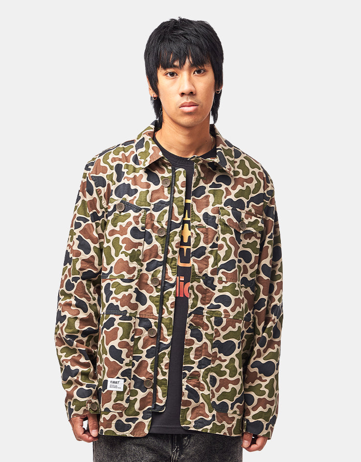 Addict Worker L/S Overshirt - Duck Camo, view 2