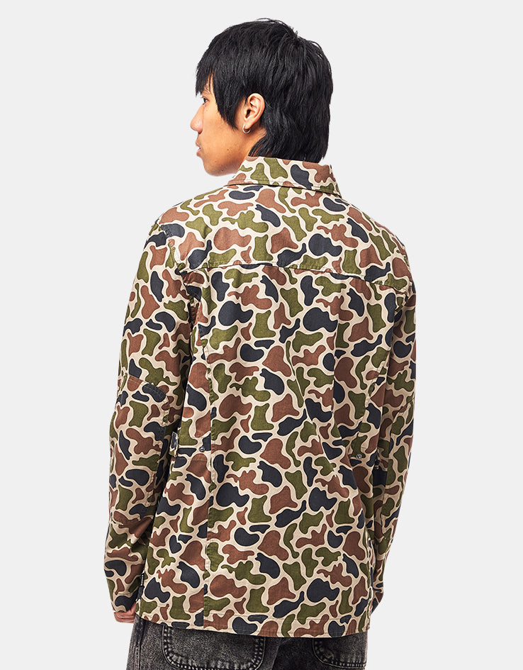 Addict Worker L/S Overshirt - Duck Camo, view 3