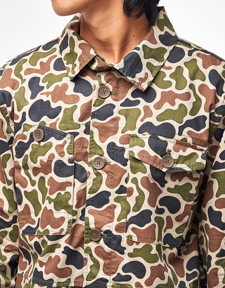 Addict Worker L/S Overshirt - Duck Camo, view 4