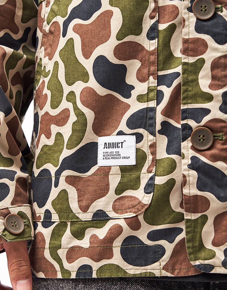 Addict Worker L/S Overshirt - Duck Camo, view 8