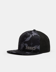 Addict Mother Trucker Cap - Black/Grey