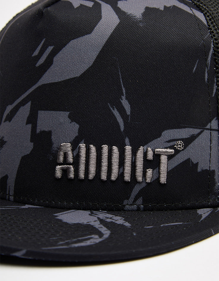 Addict Mother Trucker Cap - Black/Grey