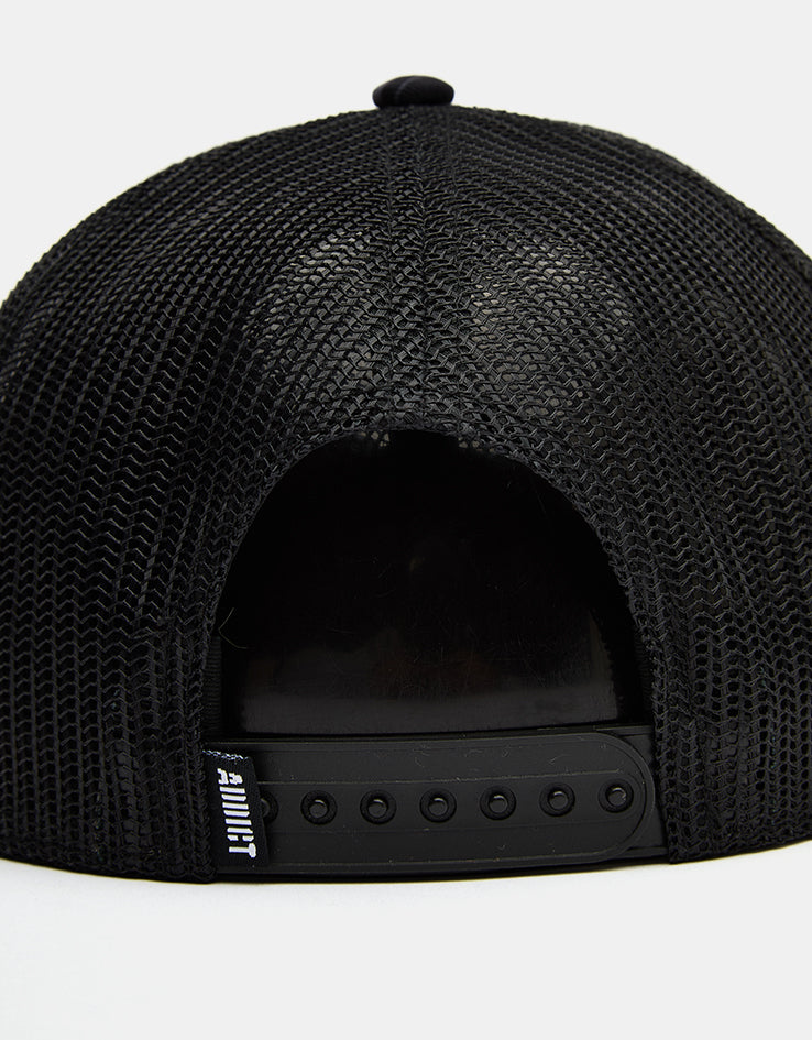 Addict Mother Trucker Cap - Black/Grey
