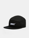 Addict 5 Panel Cap - Black