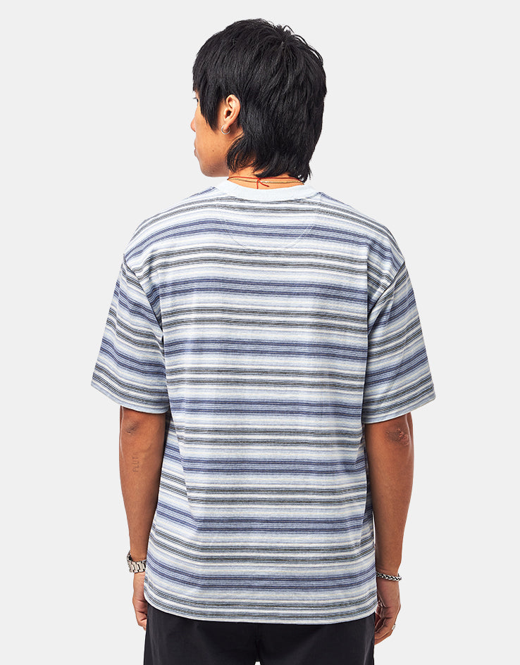 Vans Stripe Ringer Loose T-Shirt - Soft Slate
