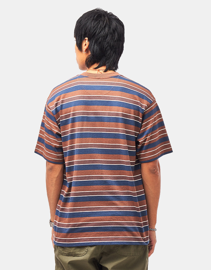 Vans Pismo Striped T-Shirt - Potting Soil