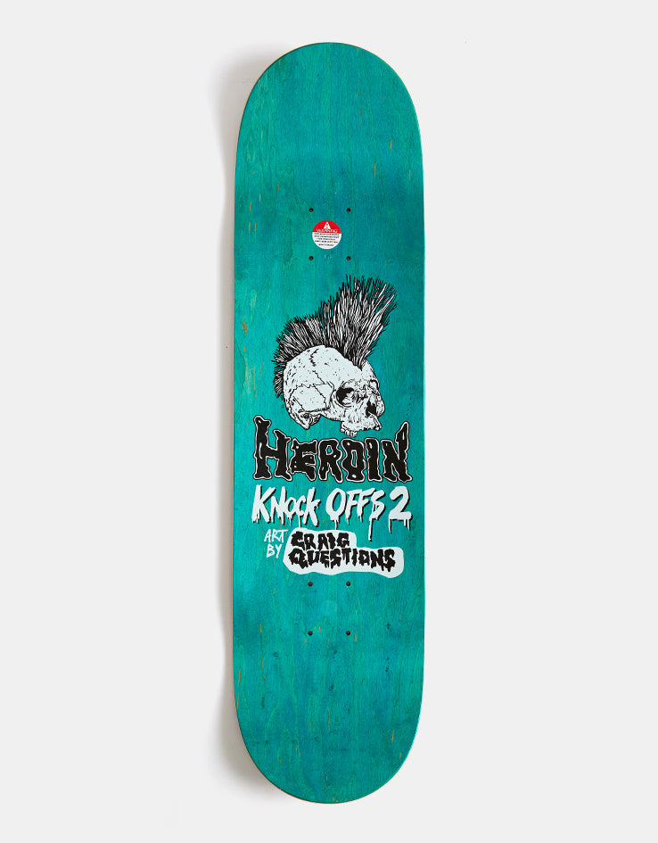 Heroin Hayate Axeman Skateboard Deck - 8.25”