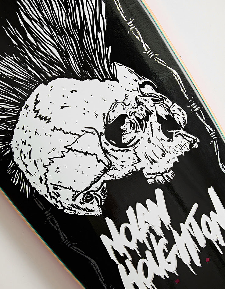 Heroin Nolan Punk Skull Skateboard Deck - 10.25”