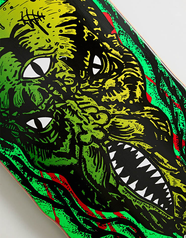 Heroin Swampy Slime Face Skateboard Deck - 10.6”