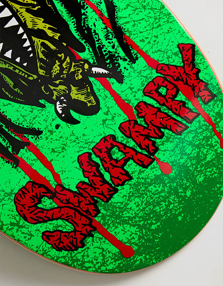 Heroin Swampy Slime Face Skateboard Deck - 10.6”