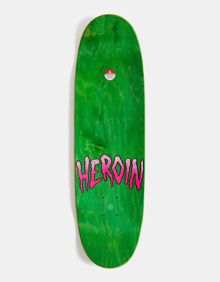 Heroin Mini Egg Holo Skateboard Deck - 8.38”