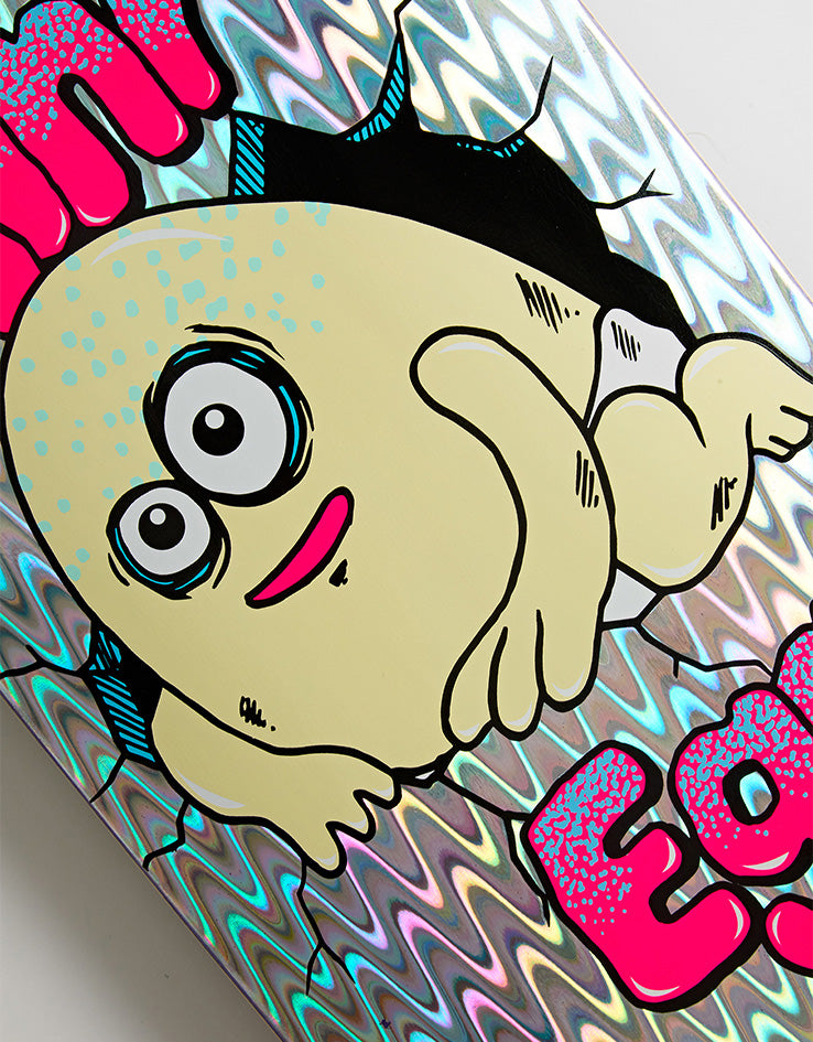 Heroin Mini Egg Holo Skateboard Deck - 8.38”