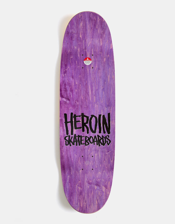 Heroin 28 Eggs Skateboard Deck - 9”