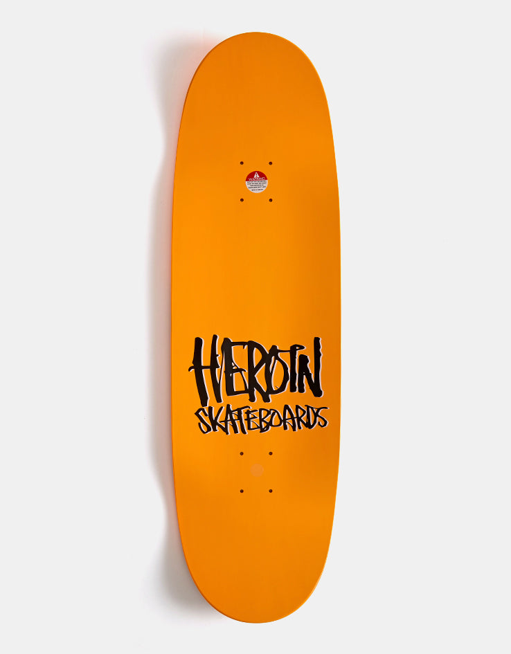 Heroin Hills Have Eggs Skateboard Deck - 9.5”