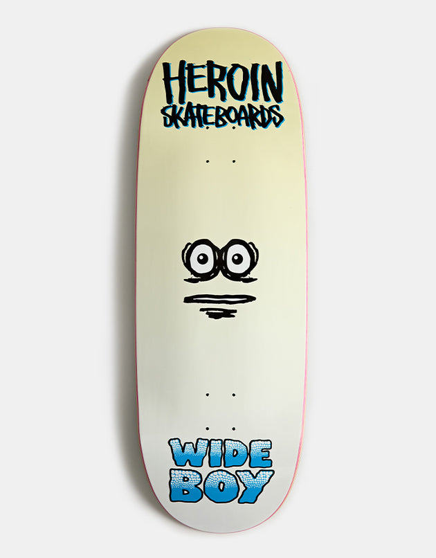 Heroin Wide Boy Face Skateboard Deck - 10.75”