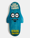 Heroin Wingee Thingy Skateboard Deck - 15.25”