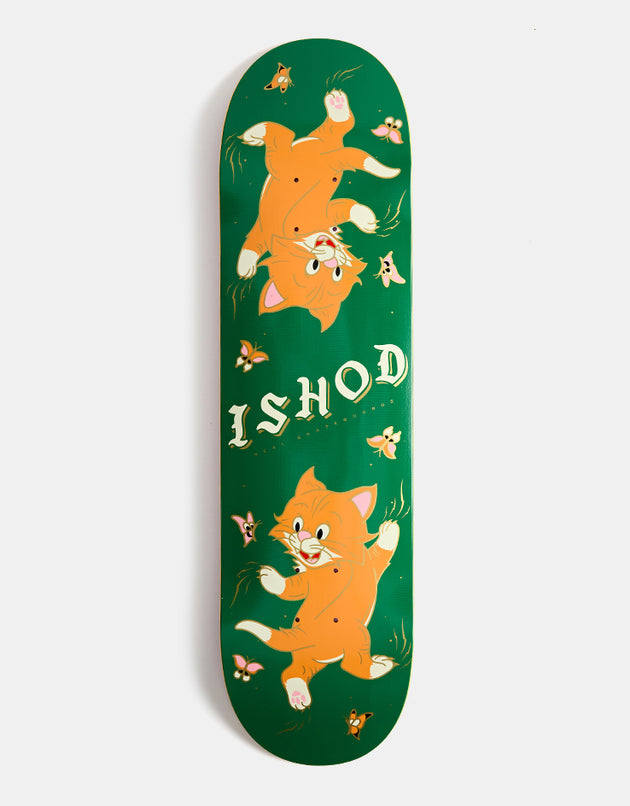 Real Ishod Kitten Scratch TWIN TAIL - Slick Skateboard Deck - 8.3"