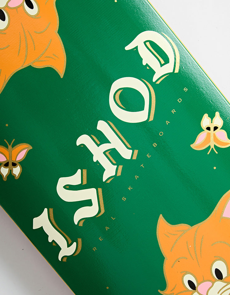 Real Ishod Kitten Scratch TWIN TAIL - Slick Skateboard Deck - 8.3"