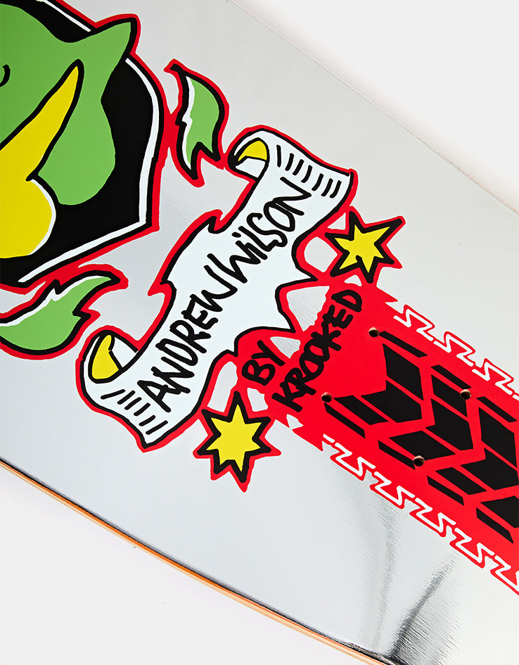 Krooked Wilson Pro Zogger Skateboard Deck - 10.75"