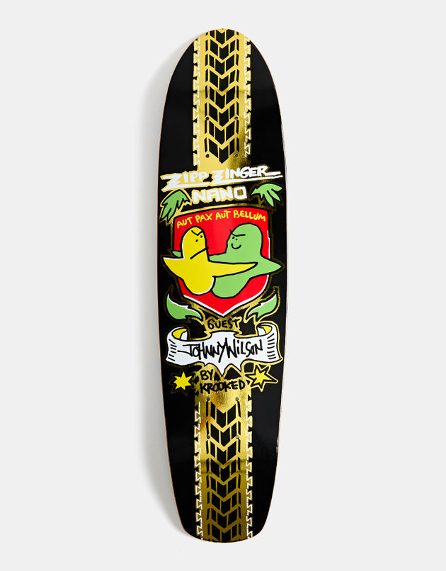 Krooked Wilson Guest Pro Zinger Nano Skateboard Deck - 7.37"