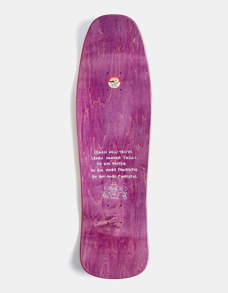 Krooked Barbee Trophy Skateboard Deck - 9.5"