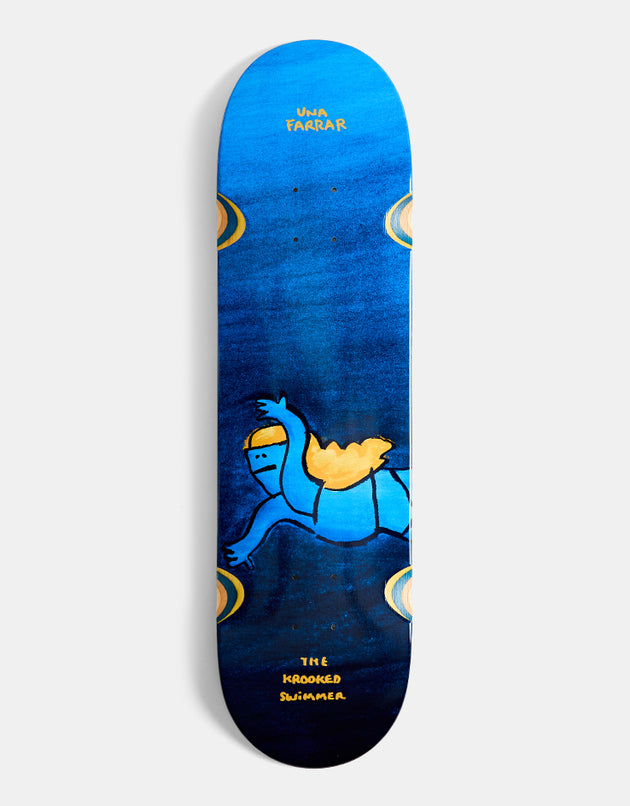 Krooked Una Swimmer Skateboard Deck - 8.28"