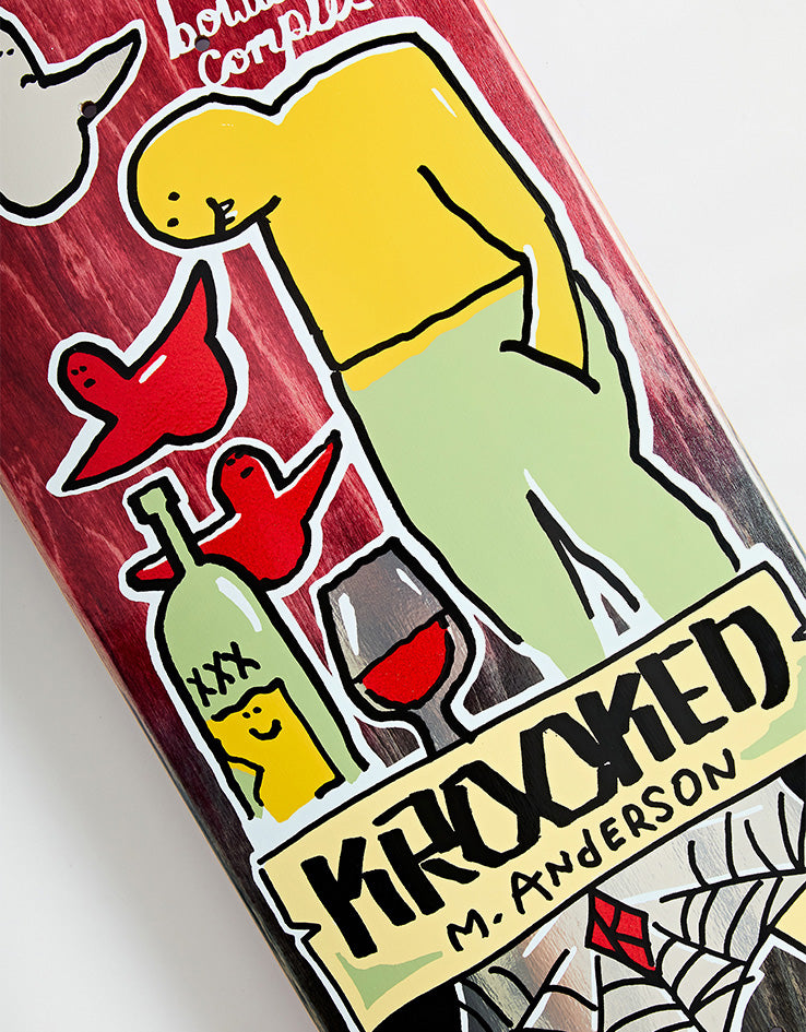 Krooked Manderson Complex Skateboard Deck - 8.38"