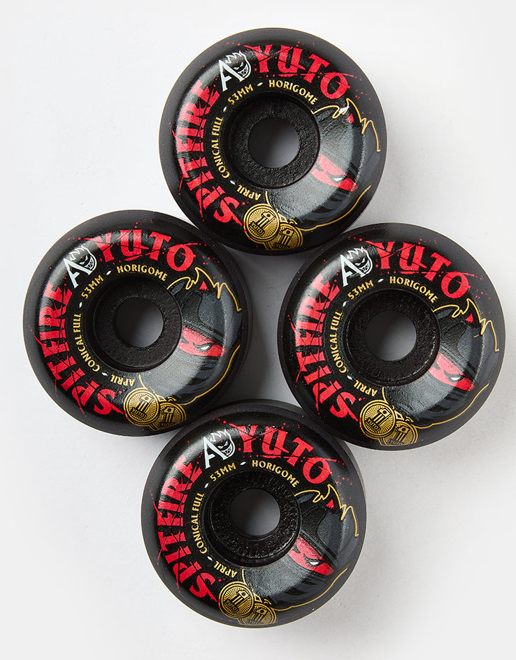 Spitfire x April Yuto Conical Full Formula Four 99d Skateboard Wheels
