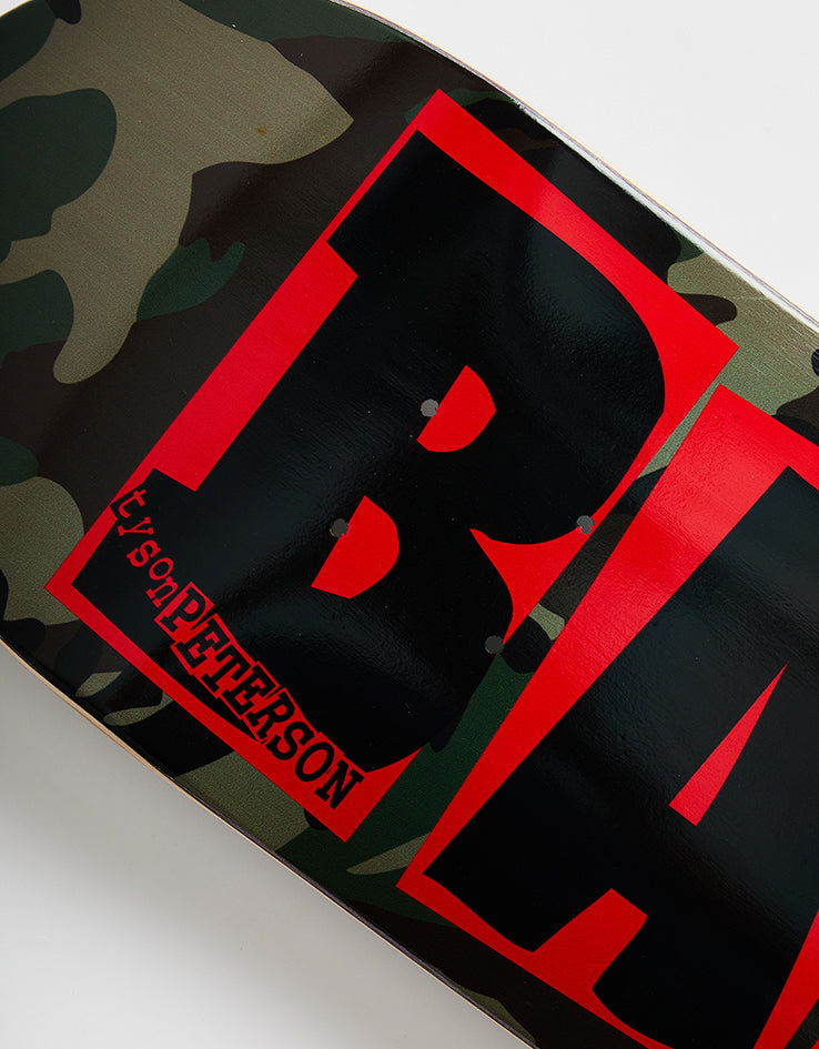 Baker Peterson Brand Logo Camo Skateboard Deck - 8.25"