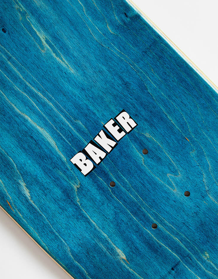 Baker Carozzi Brand Logo Tiger Stripe 'TWIN' Skateboard Deck - 8.38"
