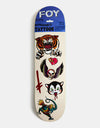Deathwish Foy Tattoos Skateboard Deck - 8.3875"