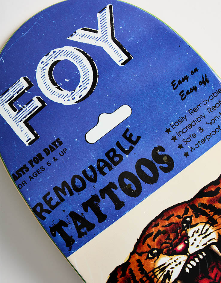 Deathwish Foy Tattoos Skateboard Deck - 8.3875"
