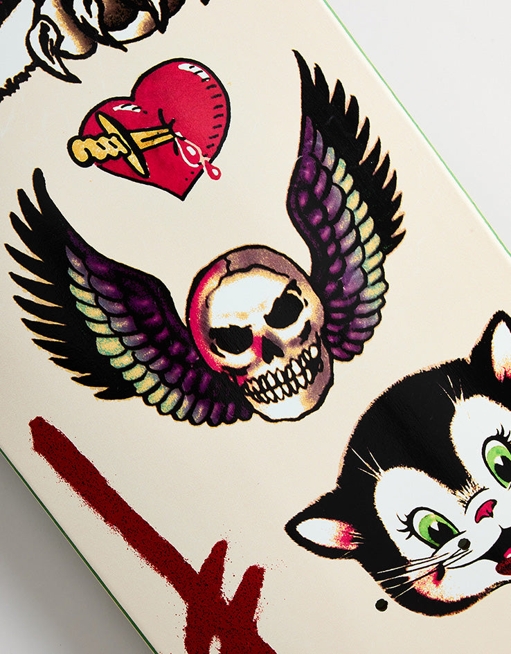 Deathwish Foy Tattoos Skateboard Deck - 8.3875"