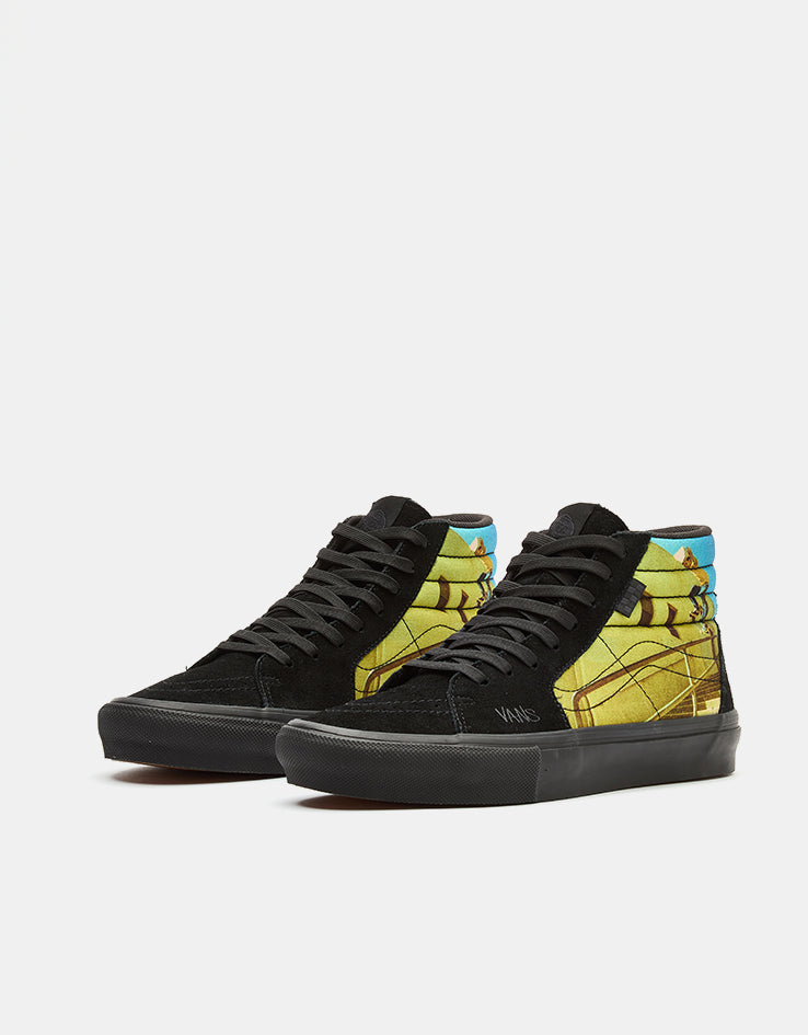 Vans Skate SK8-Hi Shoes - (Atiba) Black/Multi