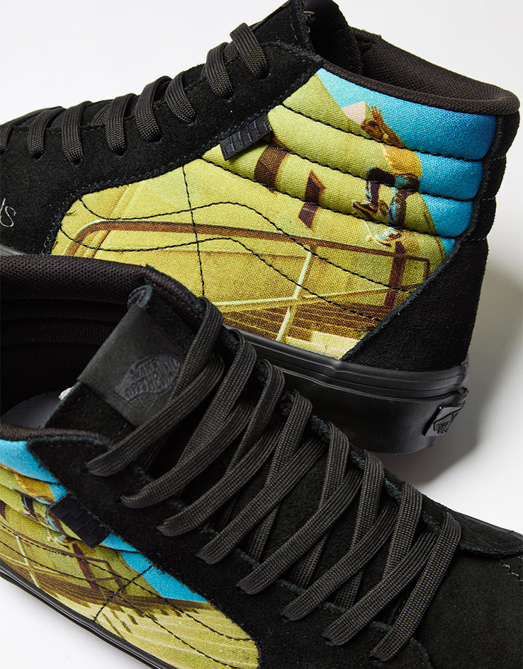 Vans Skate SK8-Hi Shoes - (Atiba) Black/Multi