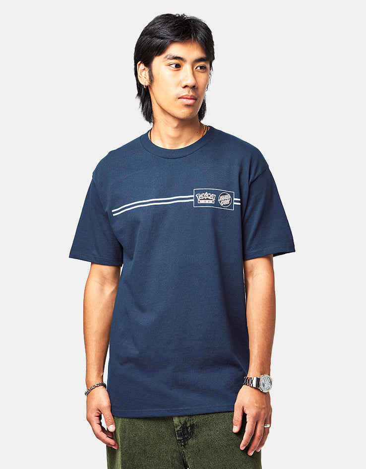 Santa Cruz x Pokémon Energy Dot Heavyweight T-Shirt - Harbor Blue