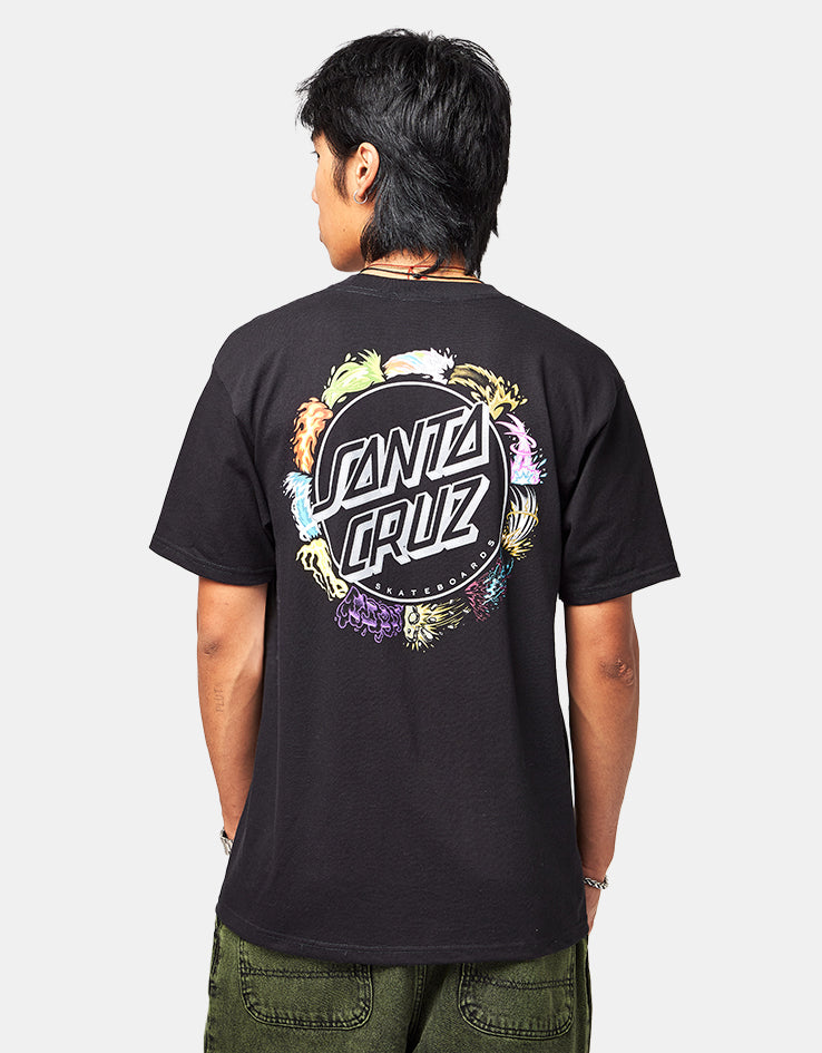 Santa Cruz x Pokémon Power Dot Heavyweight T-Shirt - Black