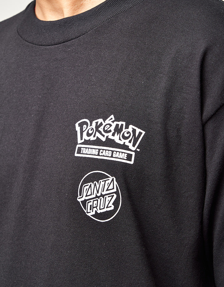 Santa Cruz x Pokémon Power Dot Heavyweight T-Shirt - Black