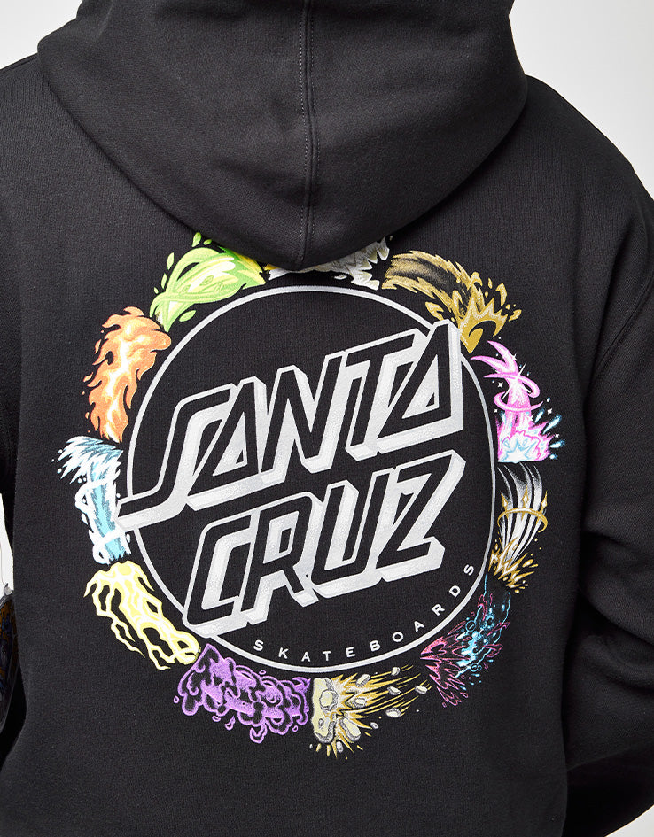 Santa Cruz x Pokémon Power Dot Pullover Hoodie - Black