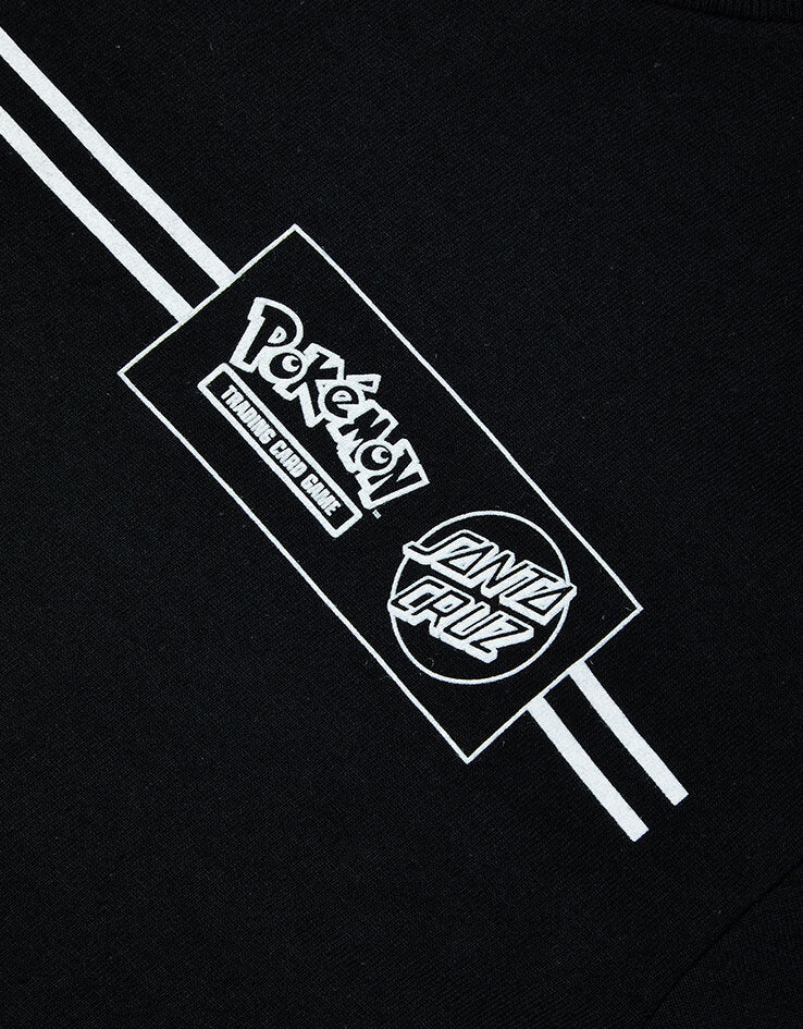 Santa Cruz x Pokémon Energy Dot Kids T-Shirt - Black